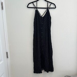 Gibson - Poka Dot Dress - Black and White - Size Petit Small